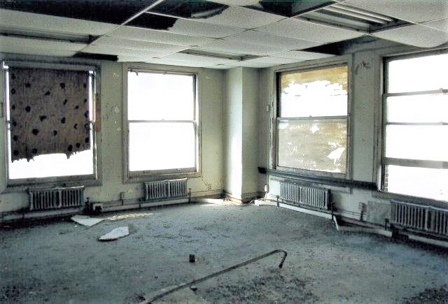 Before: same view of residential unit prior to construction